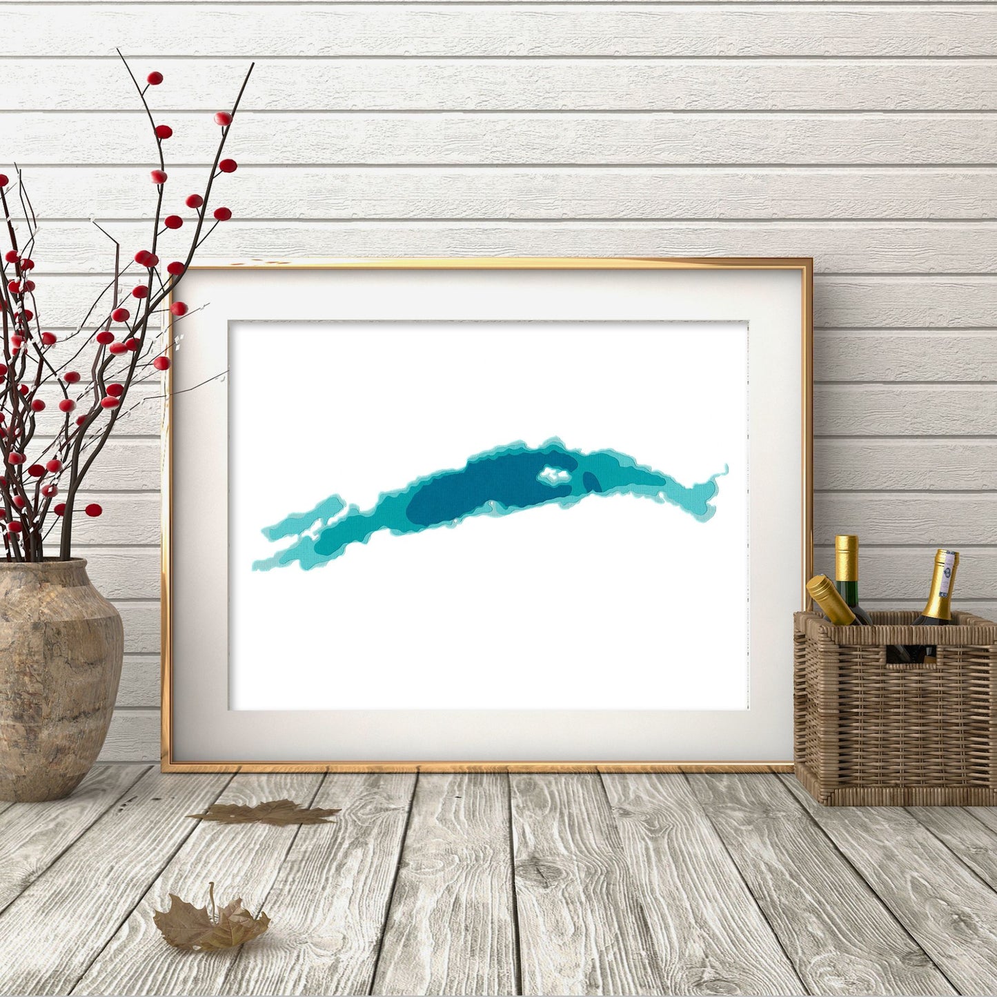 Bird Lake, Manitoba 9"x12" Papercut Cardtography Map | Wall Art | Poster | Print | Map Art | Wall Decor