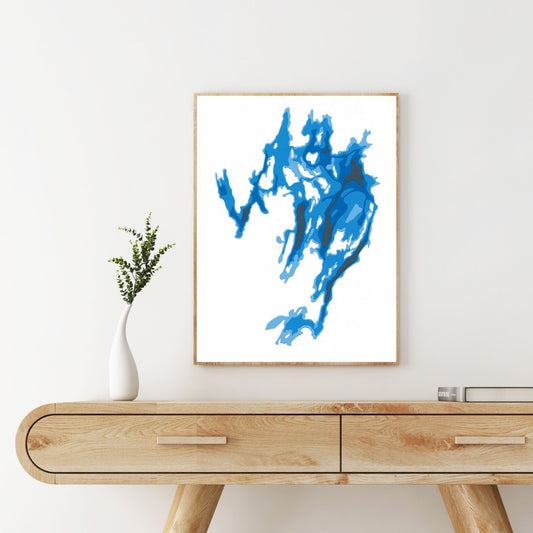 Charleston Lake 9"x12" Papercut Cardtography Map | Wall Art | Poster | Print | Map Art | Wall Decor